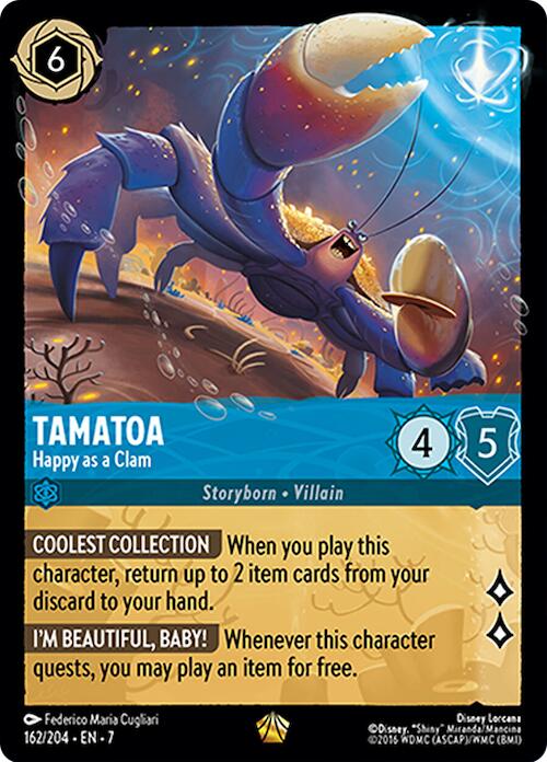 Tamatoa - Happy as a Clam (162/204) [Archazia's Island] Lorcana Single Disney | Red Claw Gaming