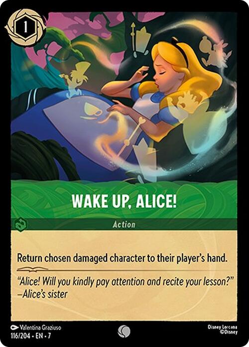 Wake Up, Alice! (116/204) [Archazia's Island] Lorcana Single Disney | Red Claw Gaming