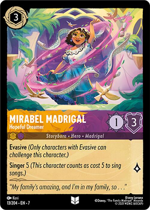 Mirabel Madrigal - Hopeful Dreamer (13/204) [Archazia's Island] Lorcana Single Disney | Red Claw Gaming