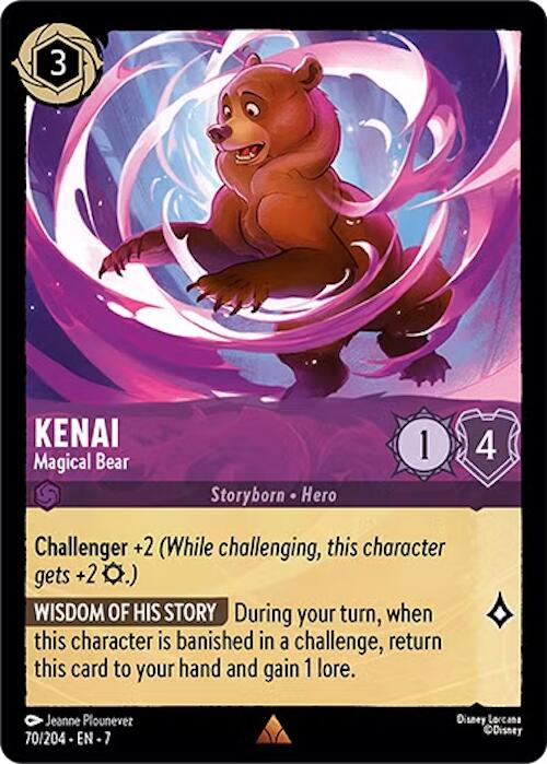 Kenai - Magical Bear (70/204) [Archazia's Island] Lorcana Single Disney | Red Claw Gaming