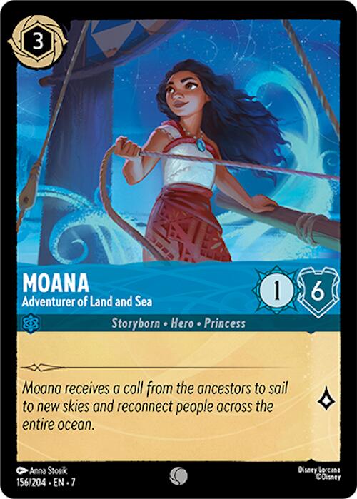 Moana - Adventurer of Land and Sea (156/204) [Archazia's Island] Lorcana Single Disney | Red Claw Gaming