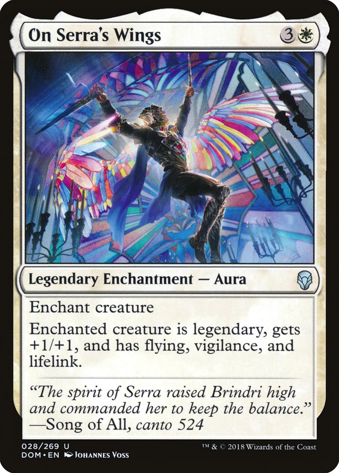 On Serra's Wings [Dominaria] MTG Single Magic: The Gathering | Red Claw Gaming