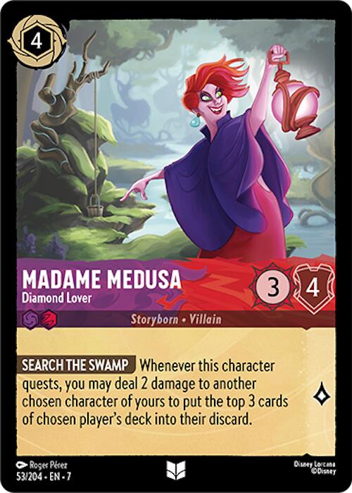 Madame Medusa - Diamond Lover (53/204) [Archazia's Island] Lorcana Single Disney | Red Claw Gaming