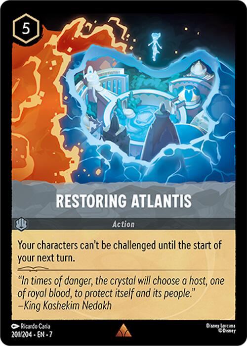 Restoring Atlantis (201/204) [Archazia's Island] Lorcana Single Disney | Red Claw Gaming