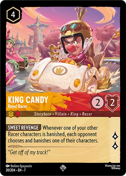 King Candy - Royal Racer (20/204) [Archazia's Island] Lorcana Single Disney | Red Claw Gaming