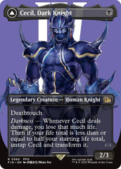 Cecil, Dark Knight // Cecil, Redeemed Paladin (Borderless) [FINAL FANTASY] MTG Single Magic: The Gathering | Red Claw Gaming