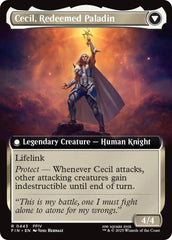 Cecil, Dark Knight // Cecil, Redeemed Paladin (Extended Art) [FINAL FANTASY] MTG Single Magic: The Gathering | Red Claw Gaming