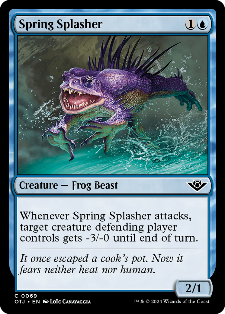 Spring Splasher [Outlaws of Thunder Junction] MTG Single Magic: The Gathering | Red Claw Gaming