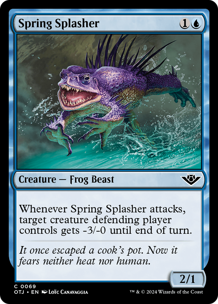 Spring Splasher [Outlaws of Thunder Junction] MTG Single Magic: The Gathering    | Red Claw Gaming