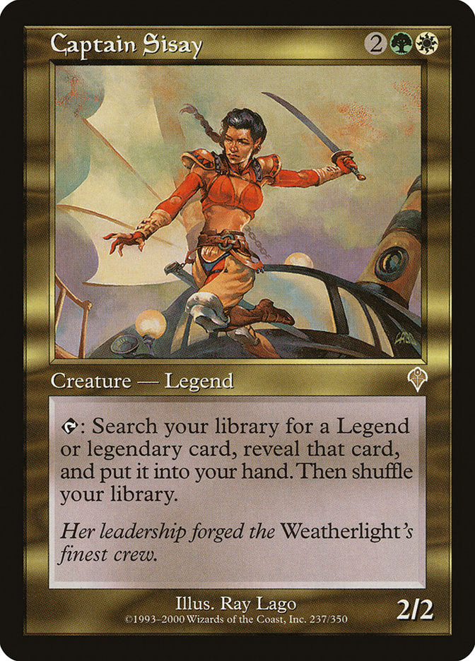 Captain Sisay [Invasion] MTG Single Magic: The Gathering | Red Claw Gaming
