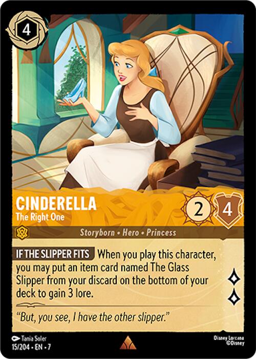 Cinderella - The Right One (15/204) [Archazia's Island] Lorcana Single Disney | Red Claw Gaming