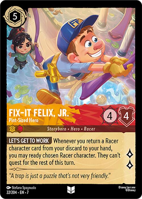 Fix-It Felix, Jr. - Pint-Sized Hero (22/204) [Archazia's Island] Lorcana Single Disney | Red Claw Gaming