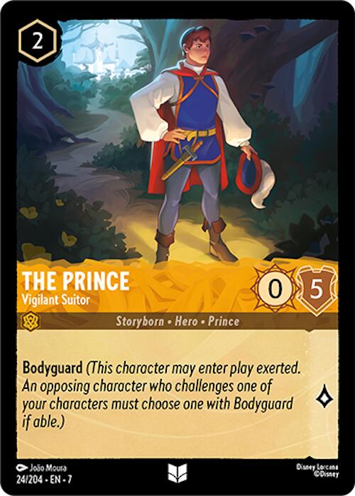 The Prince - Vigilant Suitor (24/204) [Archazia's Island] Lorcana Single Disney | Red Claw Gaming