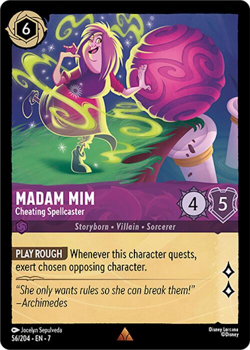 Madam Mim - Cheating Spellcaster (56/204) [Archazia's Island] Lorcana Single Disney | Red Claw Gaming