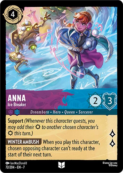 Anna - Ice Breaker (72/204) [Archazia's Island] Lorcana Single Disney | Red Claw Gaming