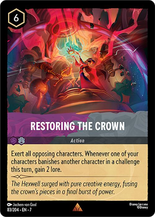 Restoring the Crown (83/204) [Archazia's Island] Lorcana Single Disney | Red Claw Gaming