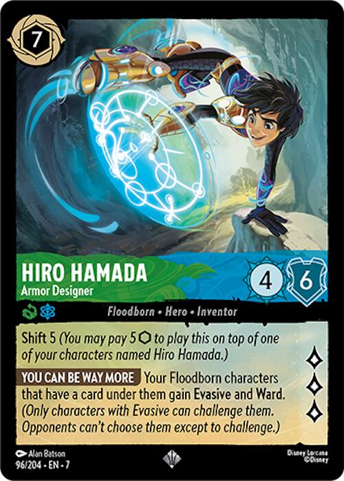 Hiro Hamada - Armor Designer (96/204) [Archazia's Island] Lorcana Single Disney | Red Claw Gaming