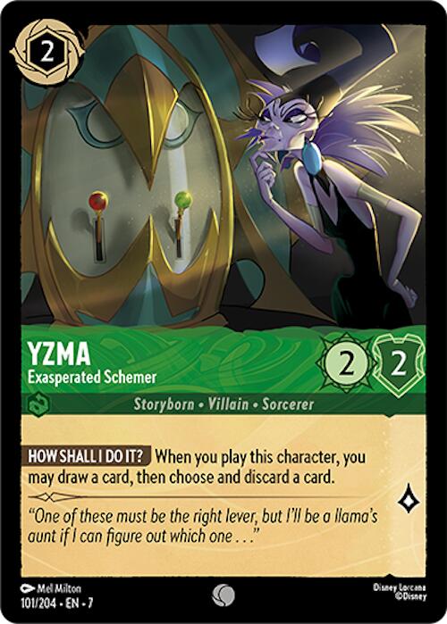 Yzma - Exasperated Schemer (101/204) [Archazia's Island] Lorcana Single Disney | Red Claw Gaming