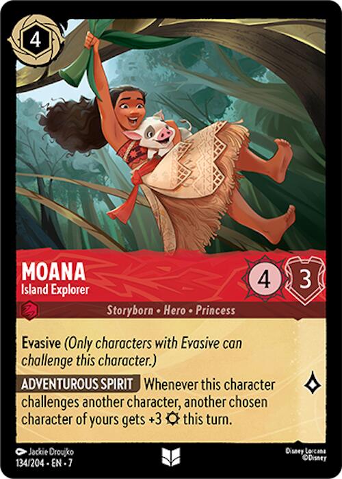Moana - Island Explorer (134/204) [Archazia's Island] Lorcana Single Disney | Red Claw Gaming