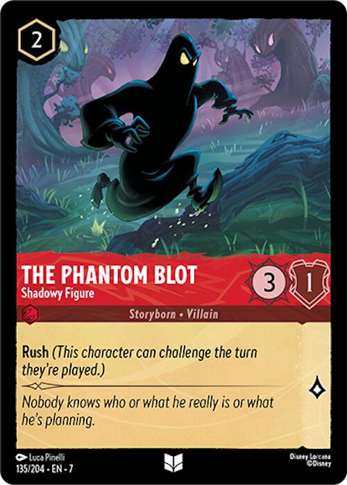 The Phantom Blot - Shadowy Figure (135/204) [Archazia's Island] Lorcana Single Disney | Red Claw Gaming