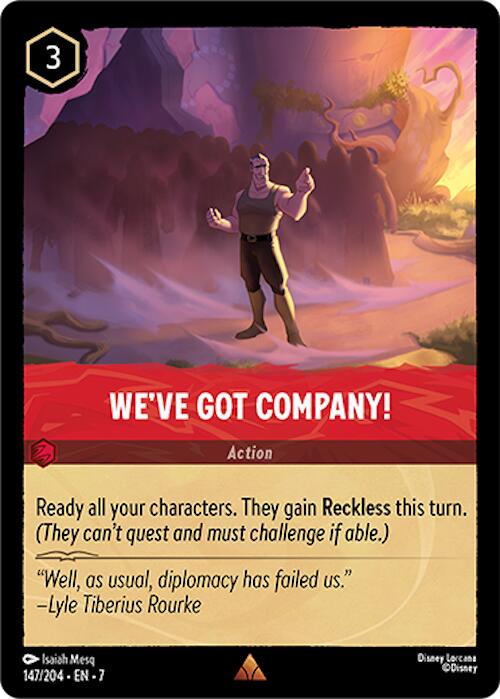 We've Got Company! (147/204) [Archazia's Island] Lorcana Single Disney | Red Claw Gaming