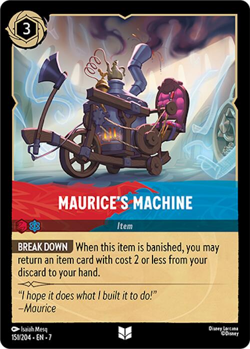 Maurice's Machine (151/204) [Archazia's Island] Lorcana Single Disney | Red Claw Gaming