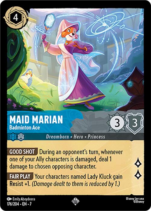 Maid Marian - Badminton Ace (176/204) [Archazia's Island] Lorcana Single Disney | Red Claw Gaming