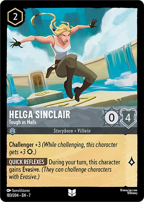 Helga Sinclair - Tough as Nails (183/204) [Archazia's Island] Lorcana Single Disney | Red Claw Gaming