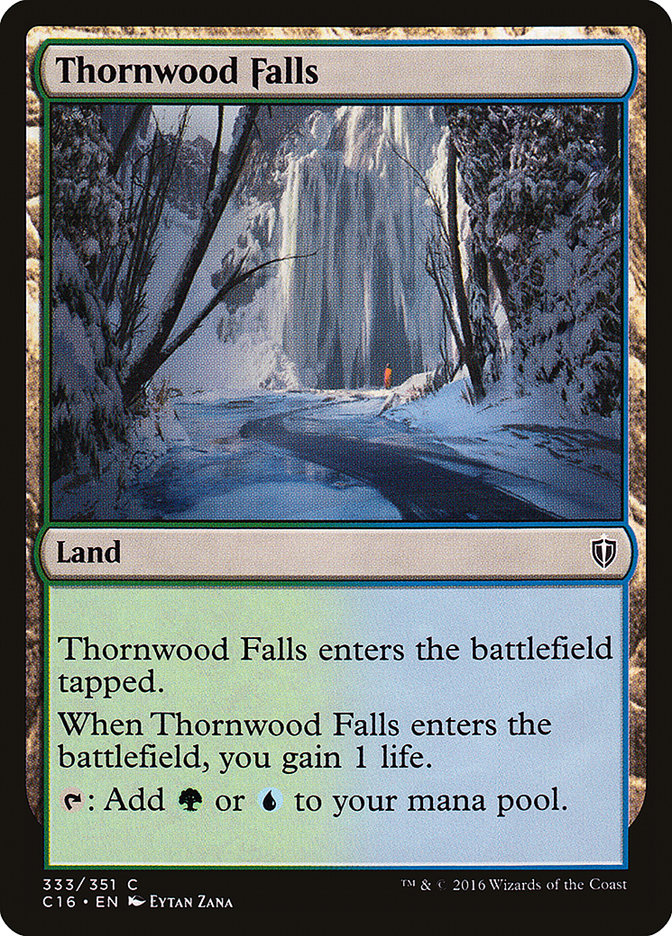 Thornwood Falls [Commander 2016] MTG Single Magic: The Gathering | Red Claw Gaming