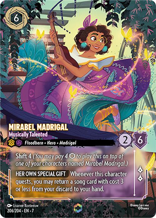 Mirabel Madrigal - Musically Talented (Enchanted) (206/204) [Archazia's Island] Lorcana Single Disney | Red Claw Gaming
