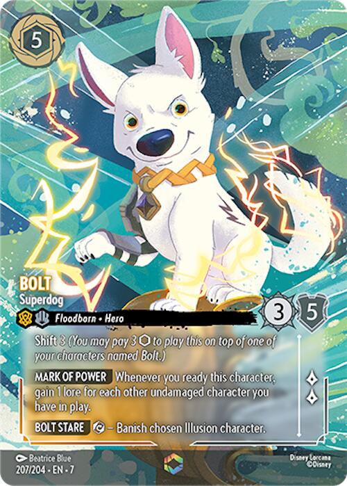Bolt - Superdog (Enchanted) (207/204) [Archazia's Island] Lorcana Single Disney | Red Claw Gaming