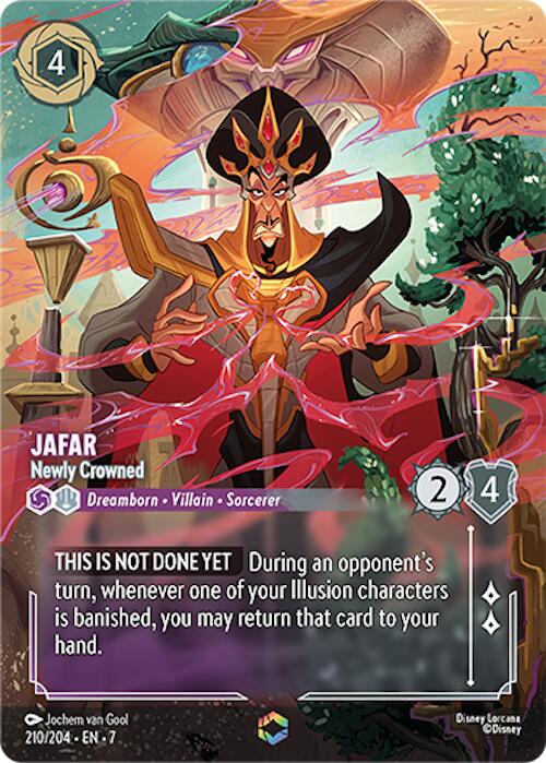 Jafar - Newly Crowned (Enchanted) (210/204) [Archazia's Island] Lorcana Single Disney | Red Claw Gaming