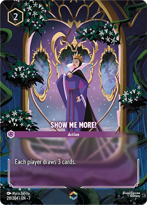 Show Me More! (Enchanted) (211/204) [Archazia's Island] Lorcana Single Disney | Red Claw Gaming