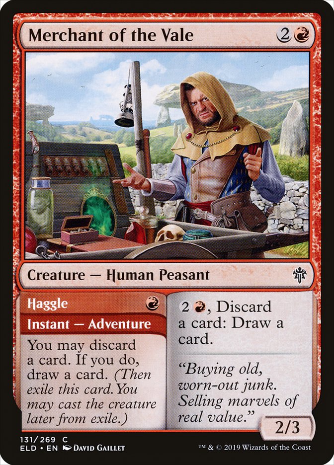 Merchant of the Vale // Haggle [Throne of Eldraine] MTG Single Magic: The Gathering | Red Claw Gaming