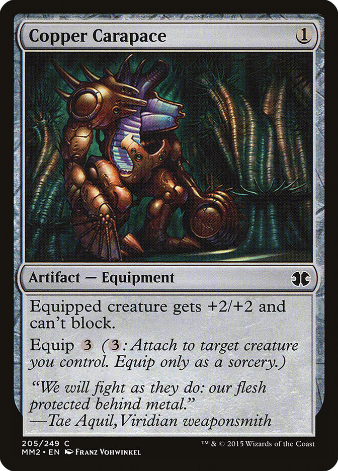 Copper Carapace [Modern Masters 2015] MTG Single Magic: The Gathering | Red Claw Gaming