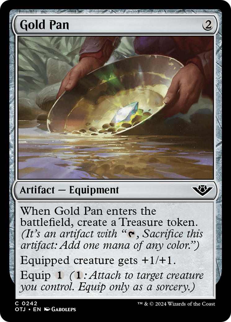 Gold Pan [Outlaws of Thunder Junction] MTG Single Magic: The Gathering | Red Claw Gaming