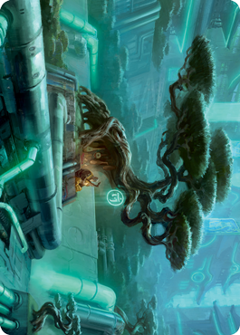 Forest Art Card [Kamigawa: Neon Dynasty Art Series] MTG Single Magic: The Gathering | Red Claw Gaming