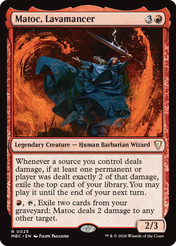 Matoc, Lavamancer [Mystery Booster: Commander Edition] | Red Claw Gaming
