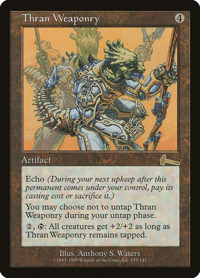 Thran Weaponry [Urza's Legacy] MTG Single Magic: The Gathering | Red Claw Gaming