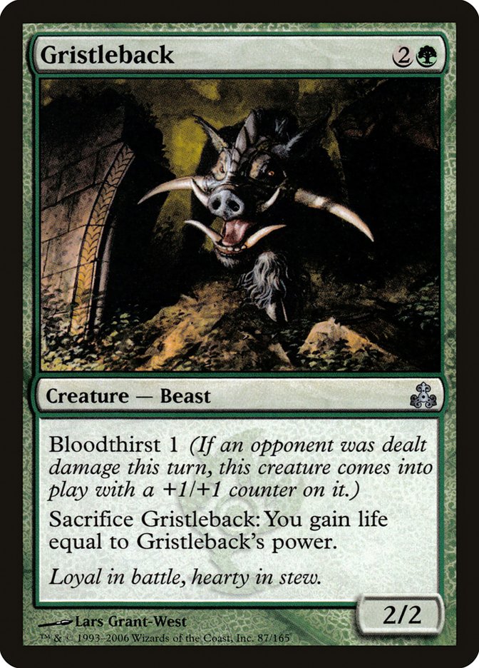Gristleback [Guildpact] MTG Single Magic: The Gathering | Red Claw Gaming