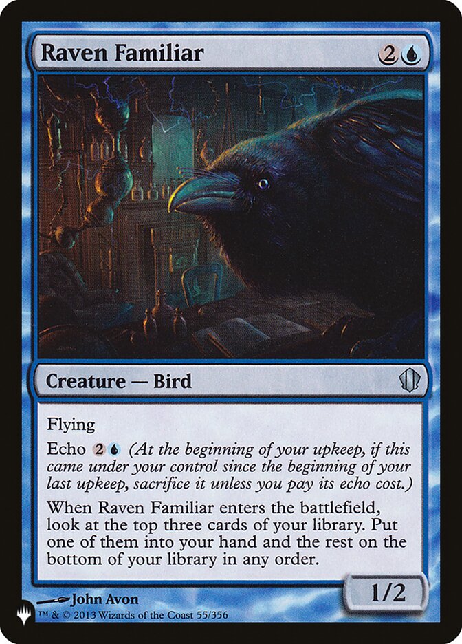 Raven Familiar [The List] MTG Single Magic: The Gathering | Red Claw Gaming