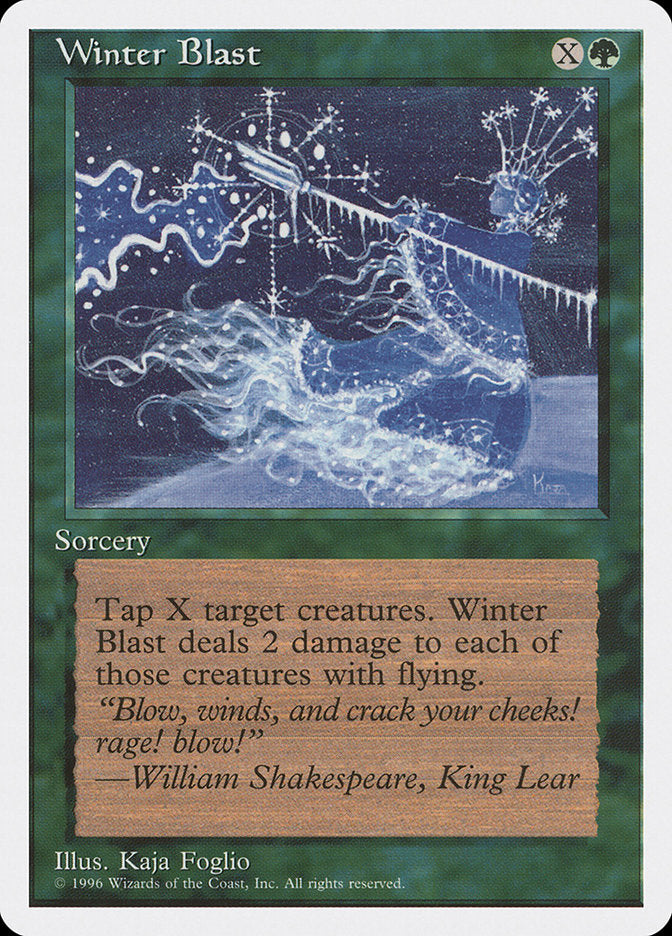 Winter Blast [Introductory Two-Player Set] MTG Single Magic: The Gathering | Red Claw Gaming