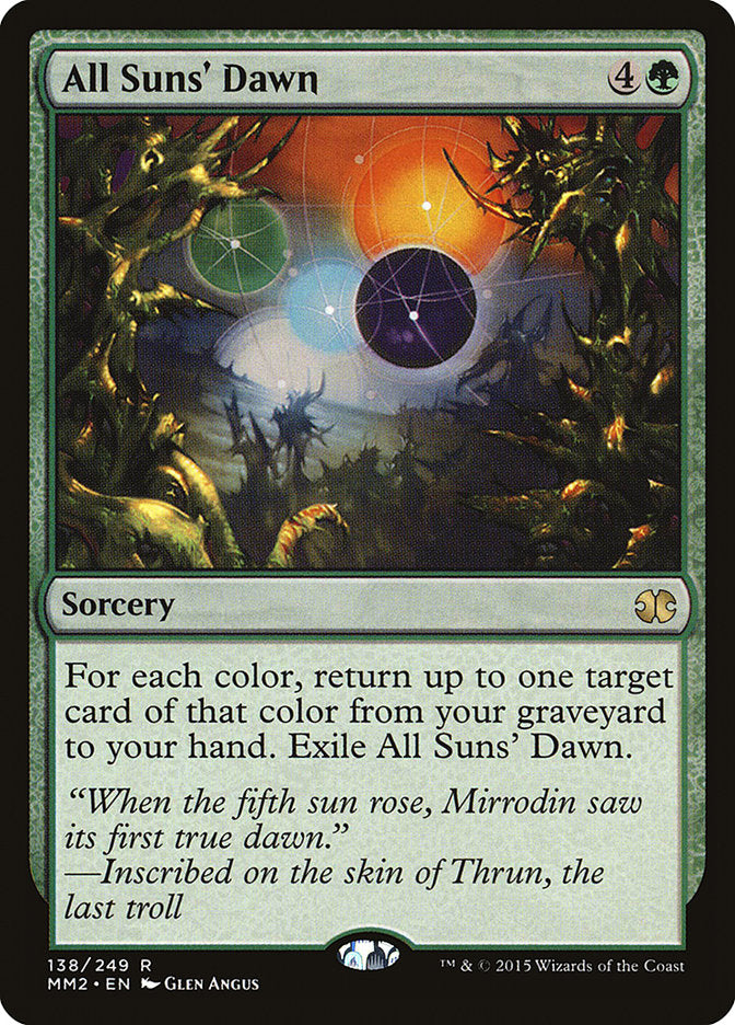 All Suns' Dawn [Modern Masters 2015] MTG Single Magic: The Gathering | Red Claw Gaming