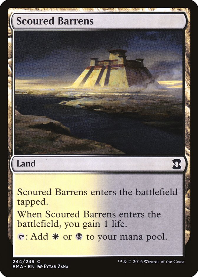 Scoured Barrens [Eternal Masters] MTG Single Magic: The Gathering | Red Claw Gaming