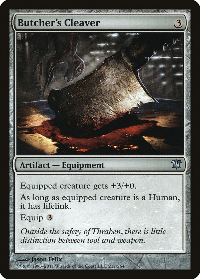 Butcher's Cleaver [Innistrad] MTG Single Magic: The Gathering | Red Claw Gaming