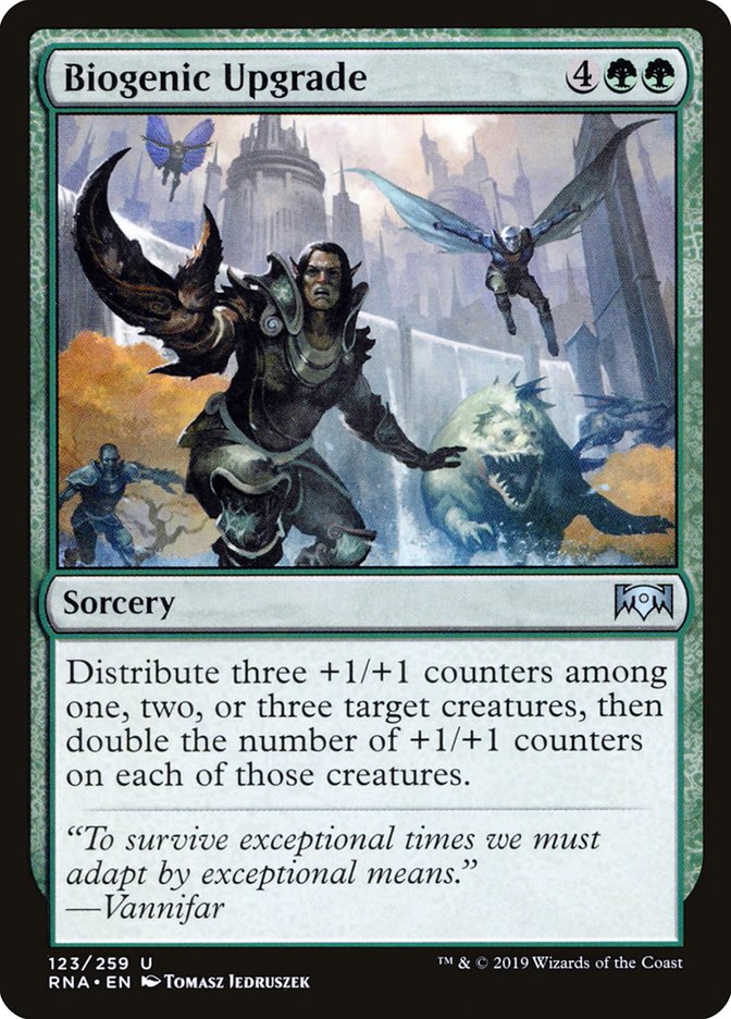 Biogenic Upgrade [Ravnica Allegiance] MTG Single Magic: The Gathering | Red Claw Gaming