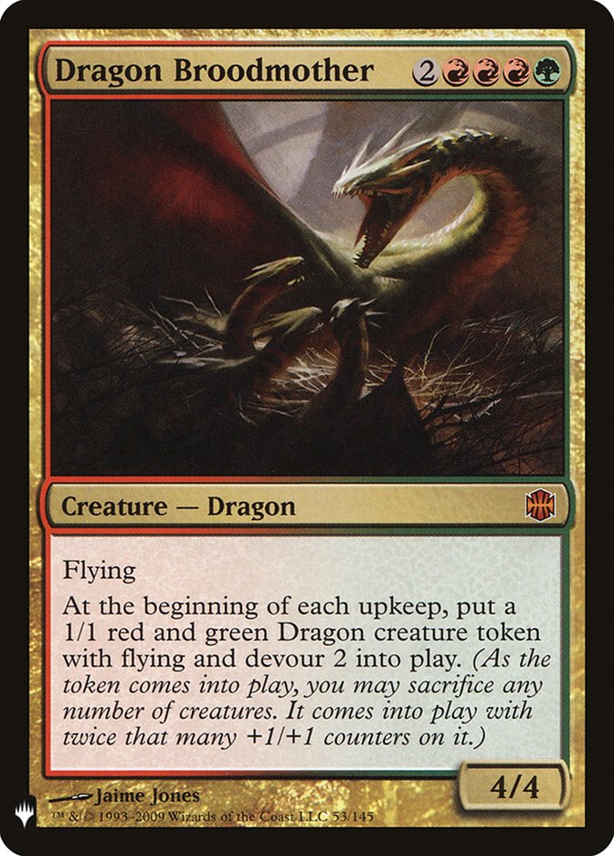 Dragon Broodmother [Mystery Booster] MTG Single Magic: The Gathering | Red Claw Gaming