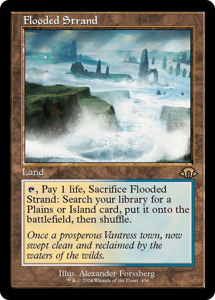 Flooded Strand (Retro) [Modern Horizons 3] MTG Single Magic: The Gathering | Red Claw Gaming
