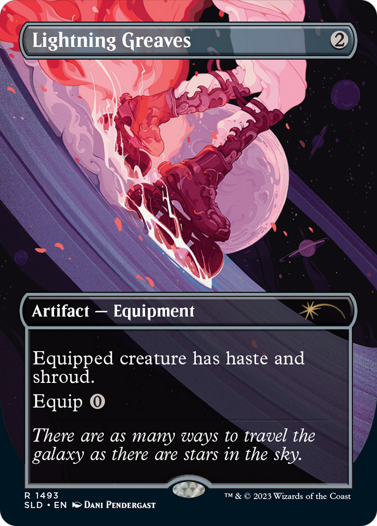 Lightning Greaves (1493) [Secret Lair Drop Series] MTG Single Magic: The Gathering | Red Claw Gaming