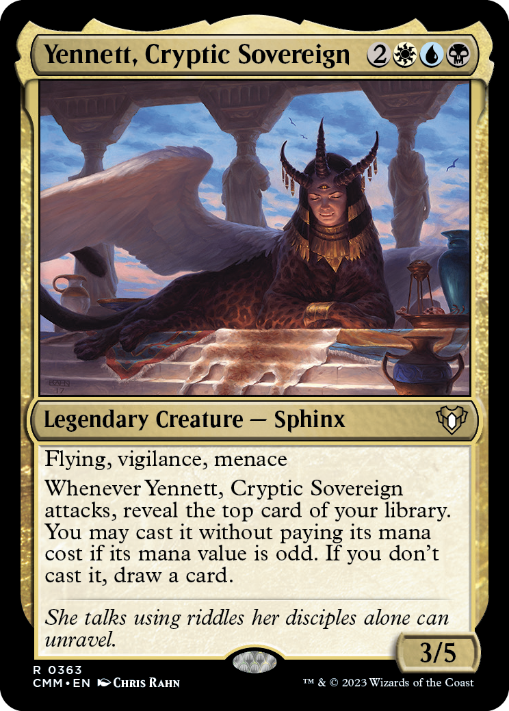 Yennett, Cryptic Sovereign [Commander Masters] MTG Single Magic: The Gathering    | Red Claw Gaming